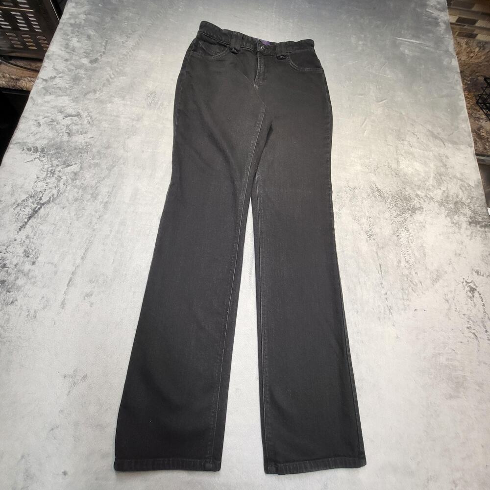 Not Your Daughter's Jeans Jeans Womens 4 Black Straight Stretch Denim Made USA